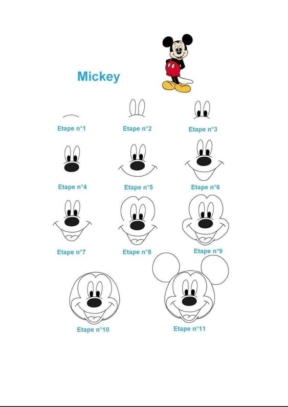 HOW TO DRAW DISNEY CHARACTERS